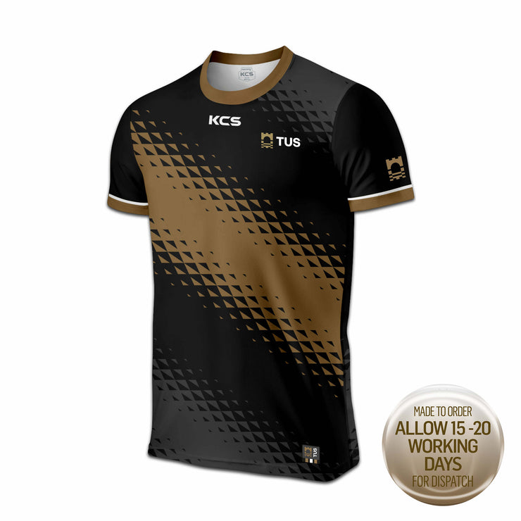 TUS Soccer Jersey Black Gold KC Sports