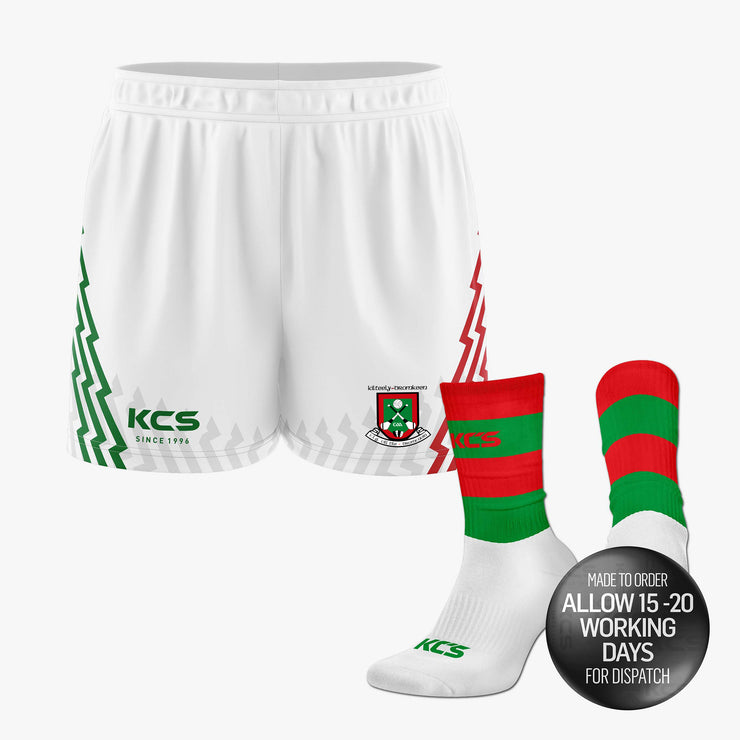 Kilteely Dromkeen GAA Shorts & Socks - White