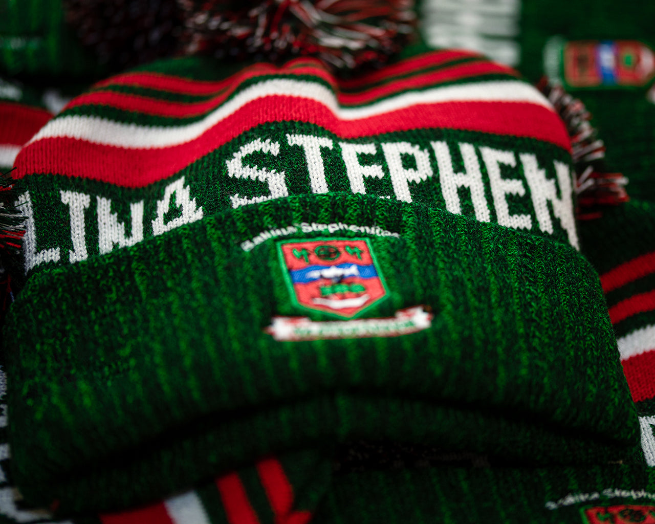 Ballina Stephenites GAA NFL Bobble Hat KC Sports