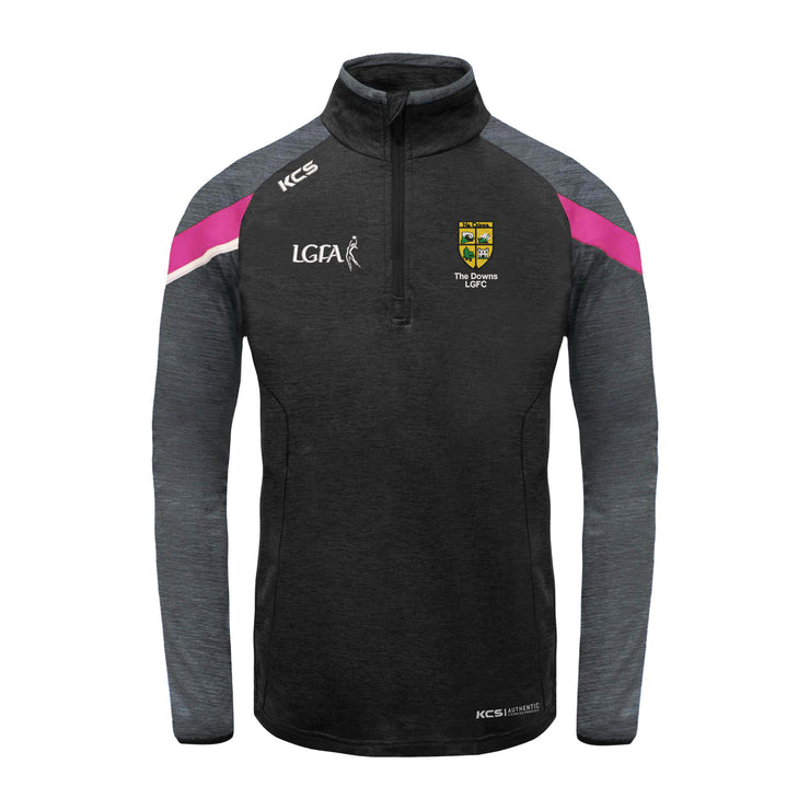 The Downs Ladies KCS Zola Qtr Zip Top Pink Edition
