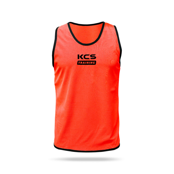 KCS Mesh Training Bibs - Flo Orange