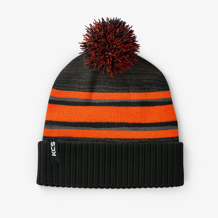 KCS Stadium Beanie - Black, Orange & Grey