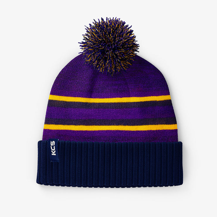 KCS Stadium Beanie - Navy, Purple & Gold