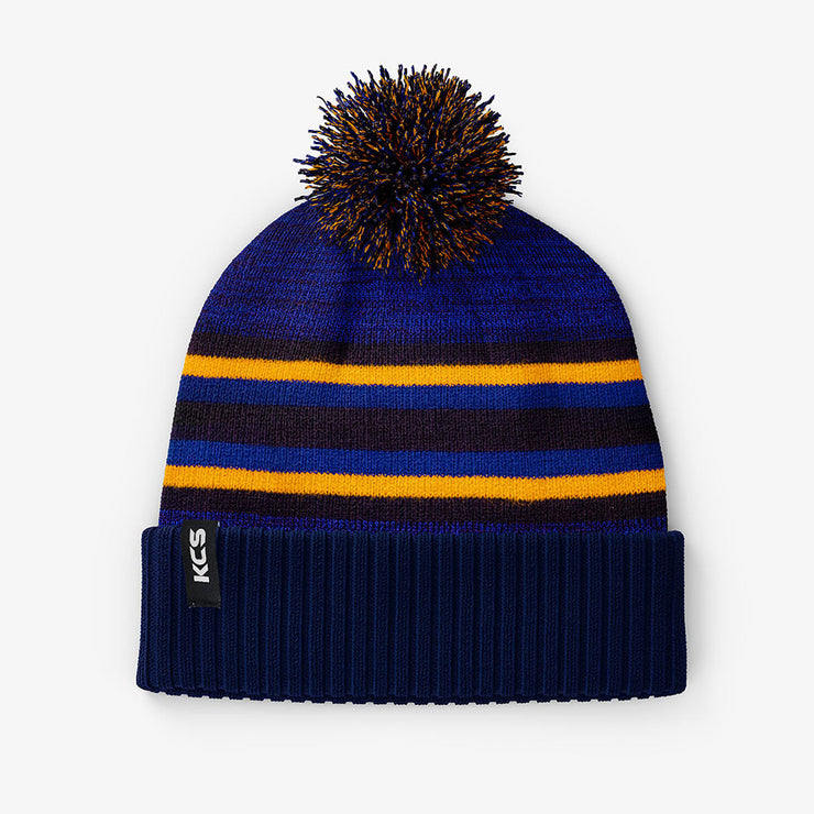 KCS Stadium Beanie - Navy, Royal & Gold