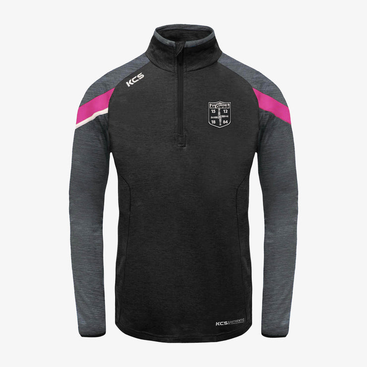 Clara GAA KCS Zola Qtr Zip Top Pink Edition