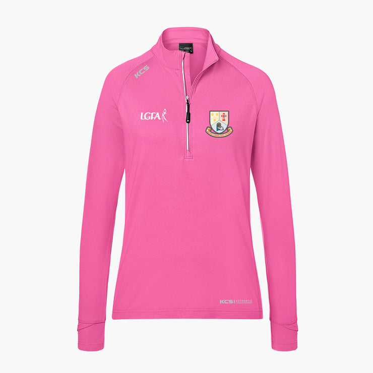 Moate Community School GAA Ladies KCS Ladies Core Club Half Zip - Pink