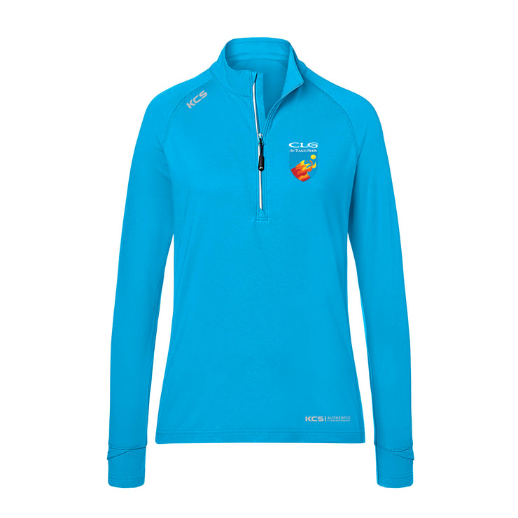 Tullamore GAA KCS Ladies Core Club Half Zip - Bright Blue