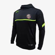 Real Football Academy KCS Astro Hoodie- Black, Light Graphite & Fluorescent Lime