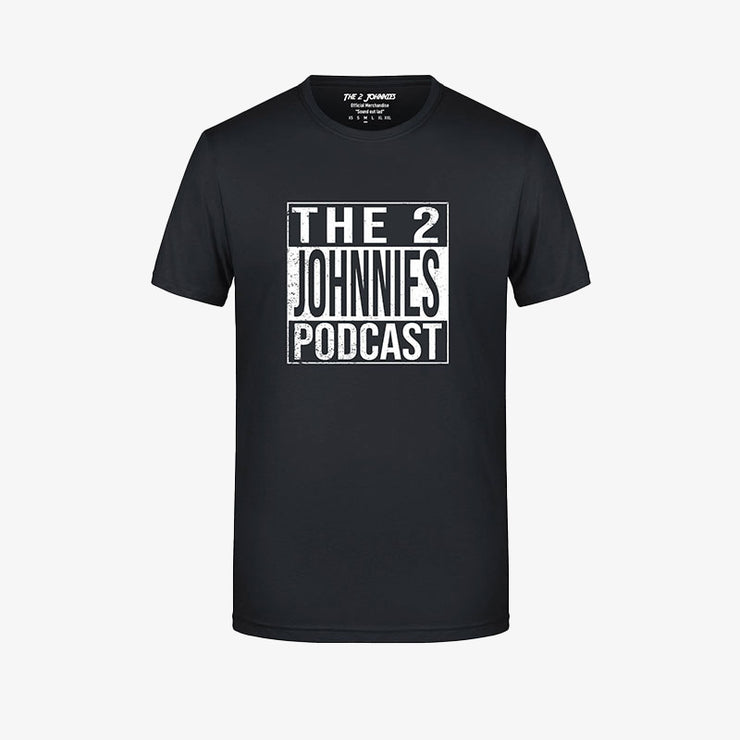 The 2 Johnnies Podcast T-Shirt - BLK