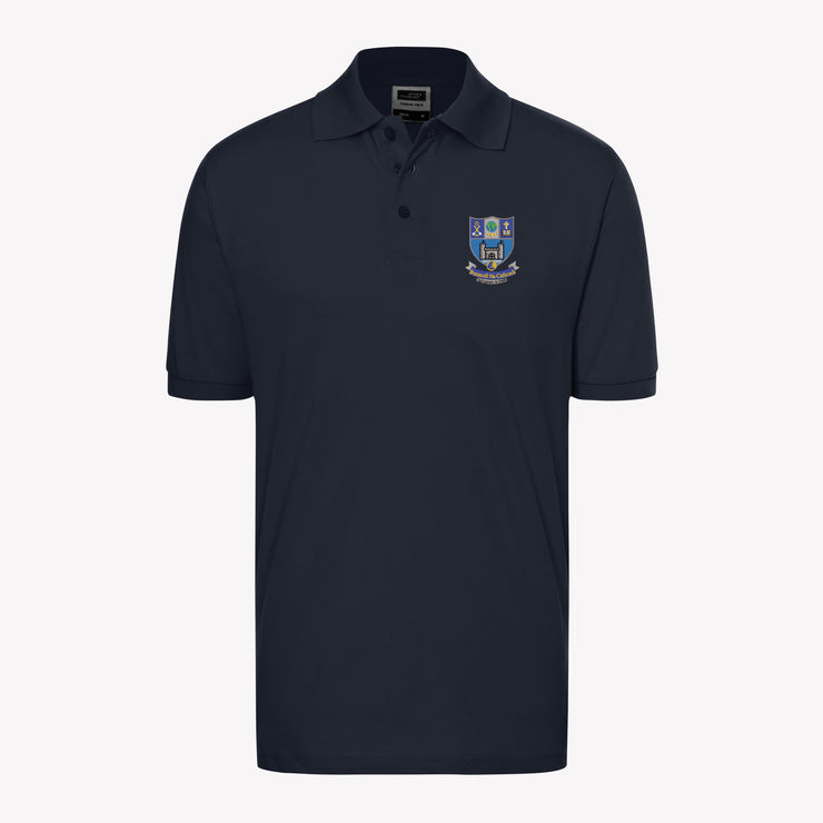 Adults Bunscoil na Cathrach Polo Shirt -Navy