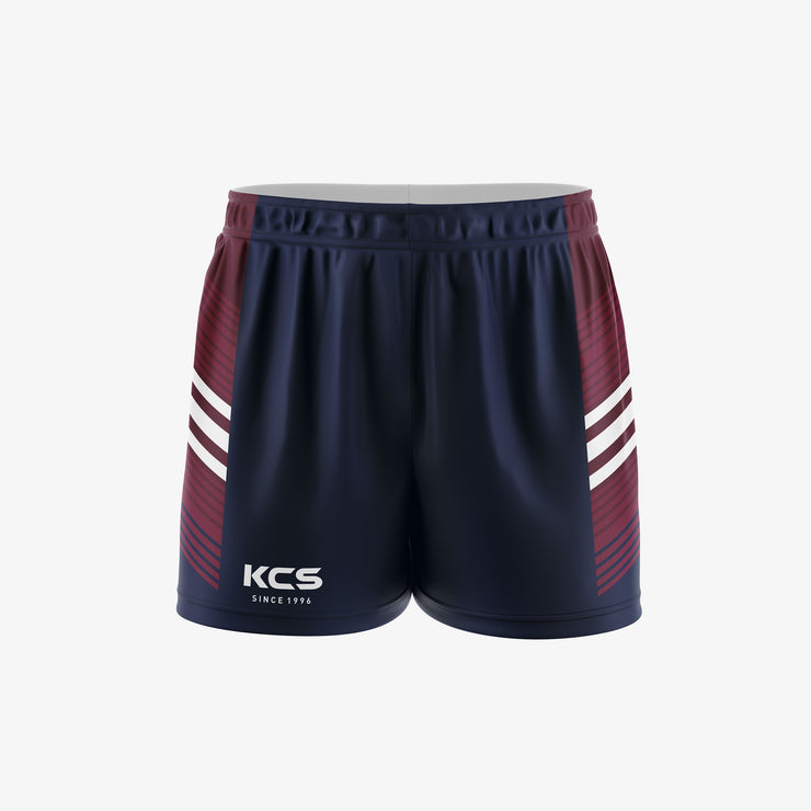 KCS GAA Shorts Design 92 - Navy & Maroon