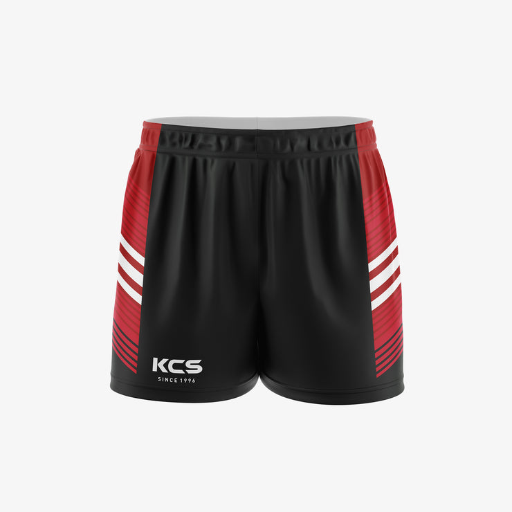 KCS GAA Shorts Design 92 - Black & Red
