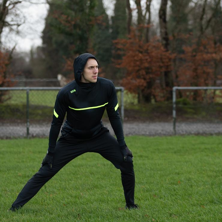 Na Piarsaigh GAA Westmeath KCS Astro Hoodie- Black, Light Graphite & Fluorescent Lime