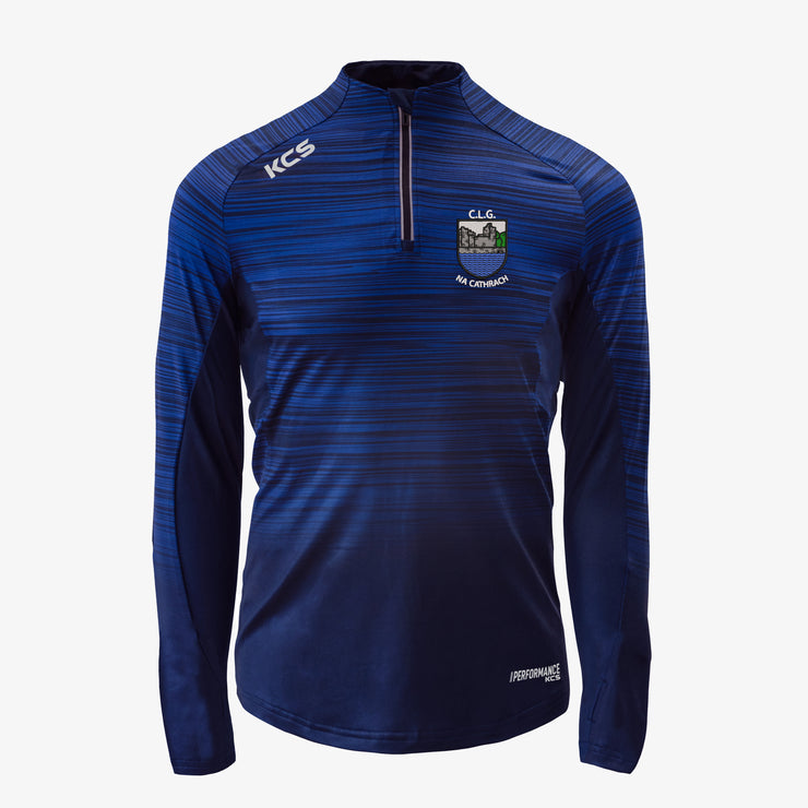 Cahir GAA KCS Arrow Fitted Half Zip - Navy Strike