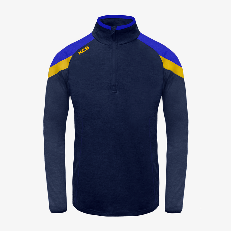 KCS Zola Qtr Zip - Navy, Royal & Gold