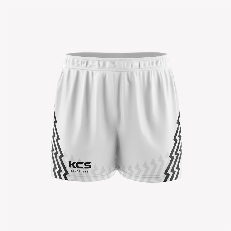 KCS GAA Shorts Design 97 - White & Black