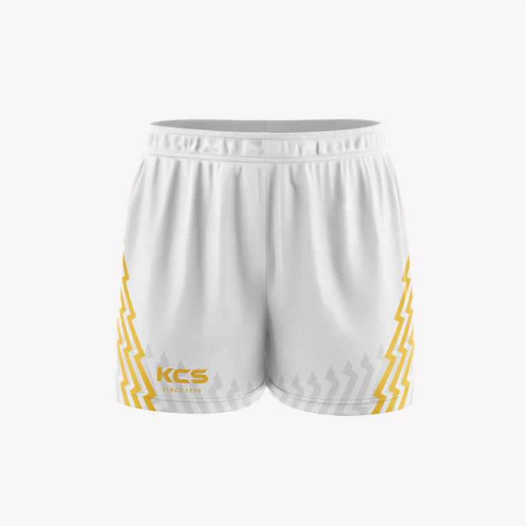 KCS GAA Shorts Design 97 - White & Gold