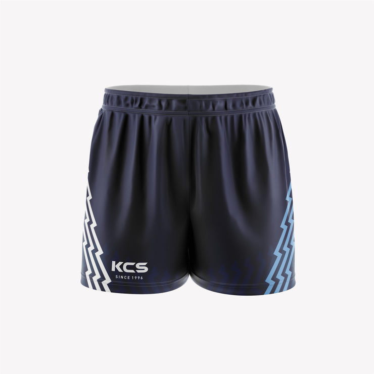KCS GAA Shorts Design 97 - Navy, White & Sky Blue
