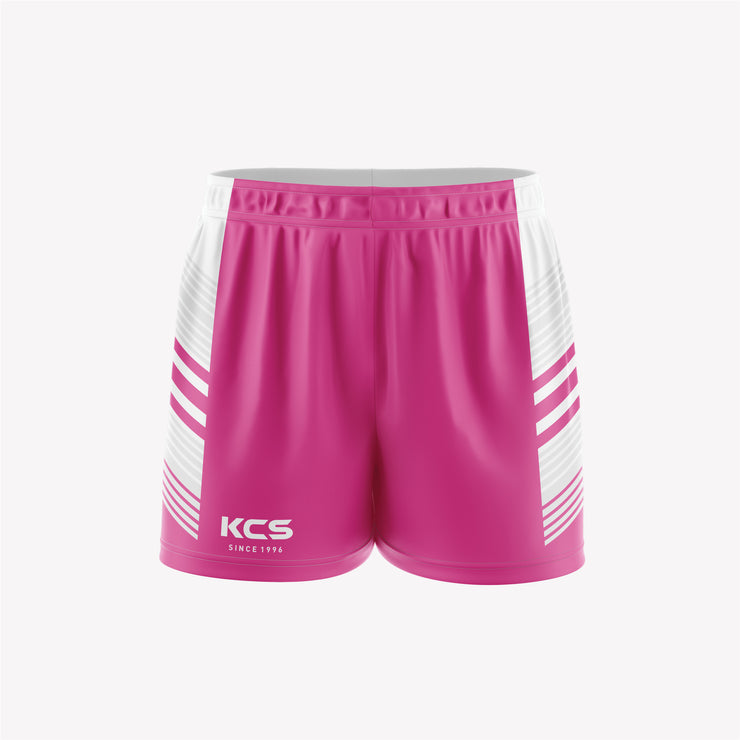 KCS GAA Shorts Design 97 - Pink & White