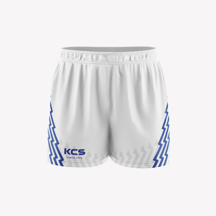 KCS GAA Shorts Design 97 - White & Royal Blue