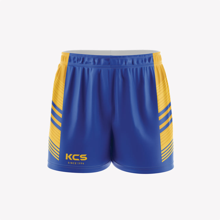 KCS GAA Shorts Design 92 - Royal Blue and Gold