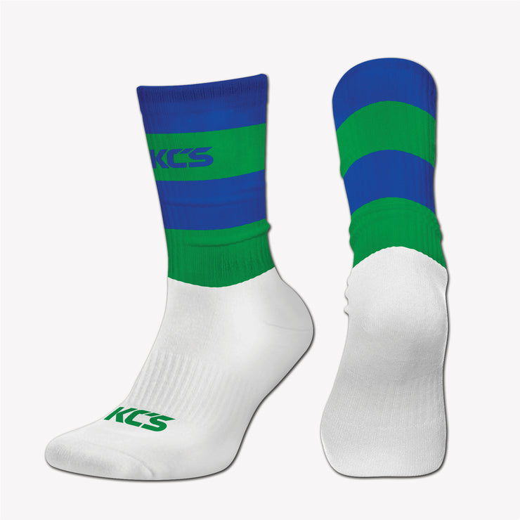 Exolite Socks (ROY/GRN/WHT HOOP)